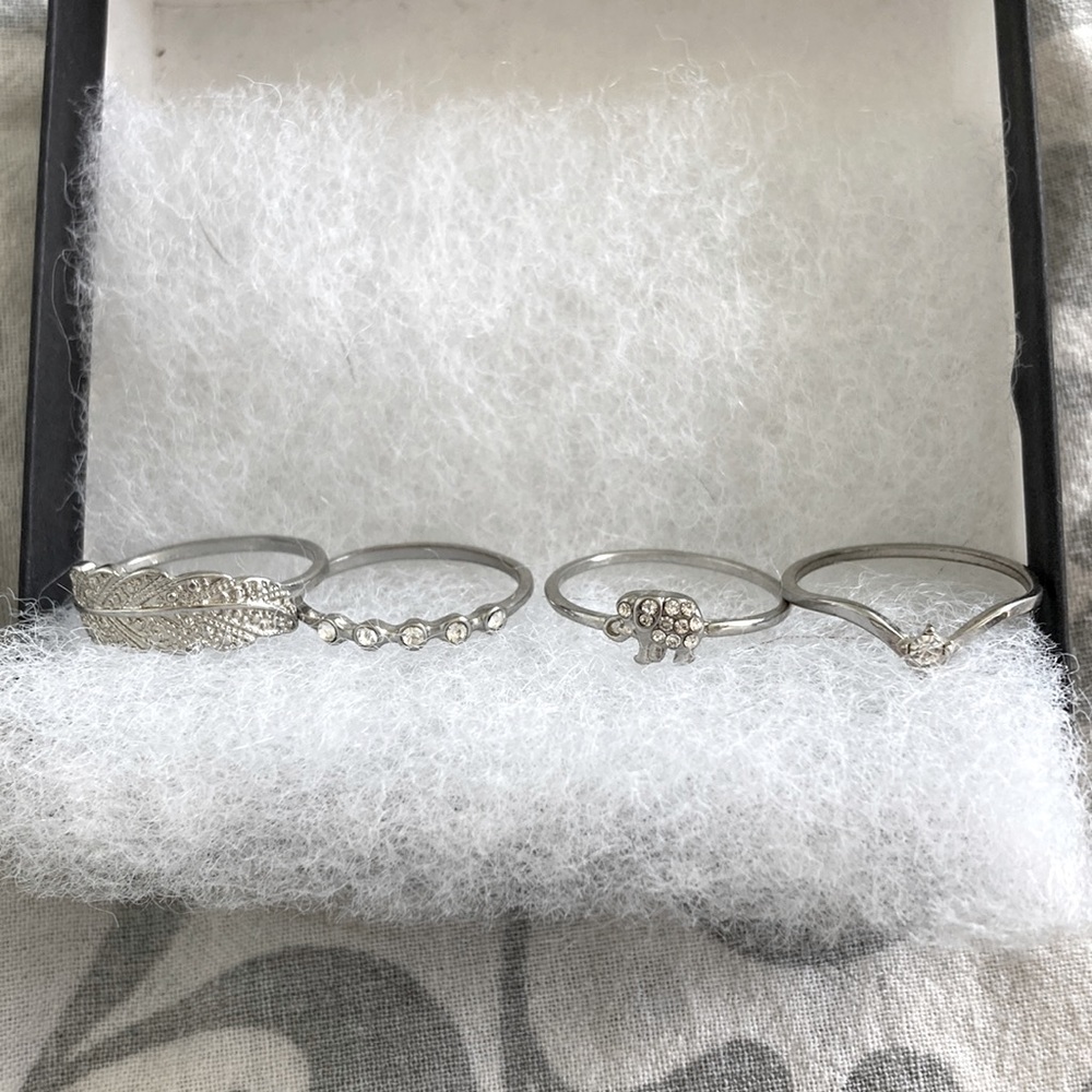 plus size friendly fashion ring set
